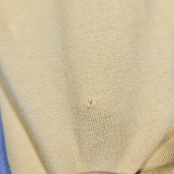 American Eagle Y2K Sweatpants Womens Medium Fleece Low Rise Yellow Mallcore - Picture 9 of 15